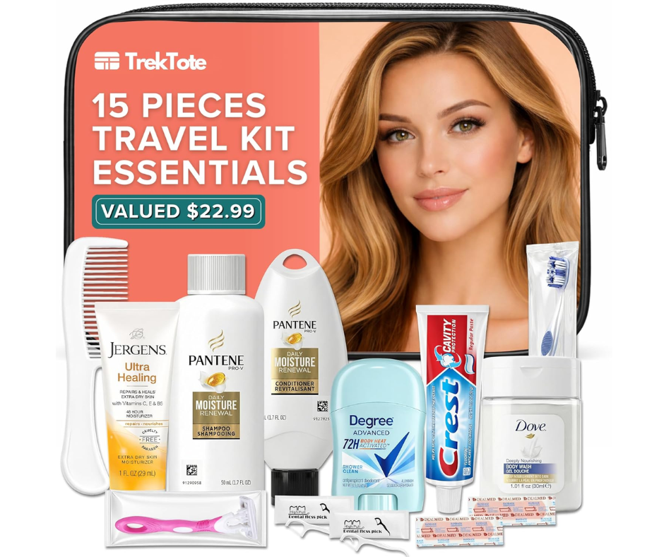 TrekTote Travel Essentials Kit For Women