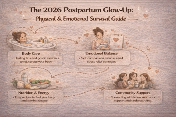 The 2026 Postpartum Glow-Up Your Physical & Emotional Survival Guide